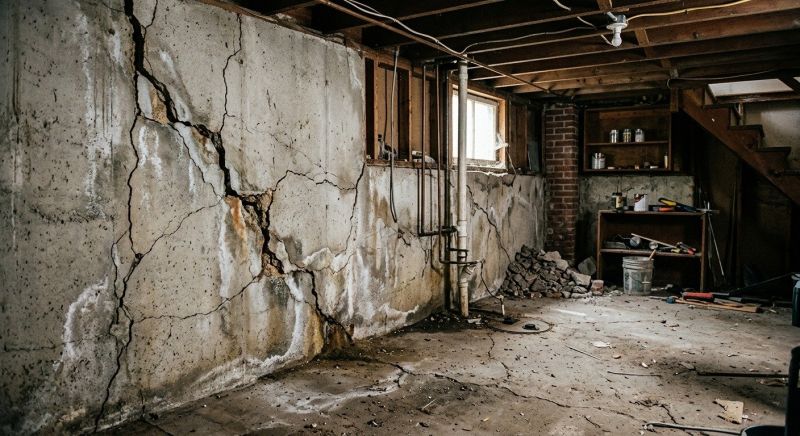 Basement Crack Repair in Hampstead, NC