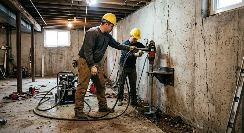 Basement Stabilization in Hampstead, NC