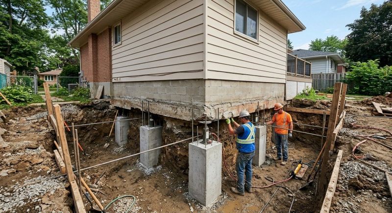 Basement Underpinning in Hampstead, NC
