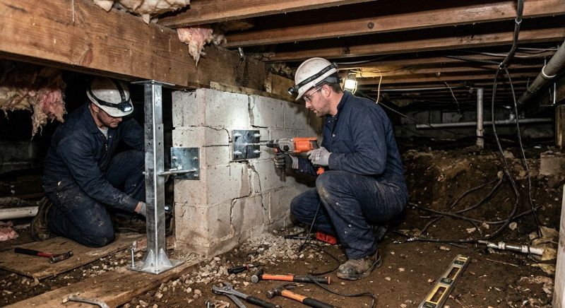 Basement Underpinning in Hampstead, NC