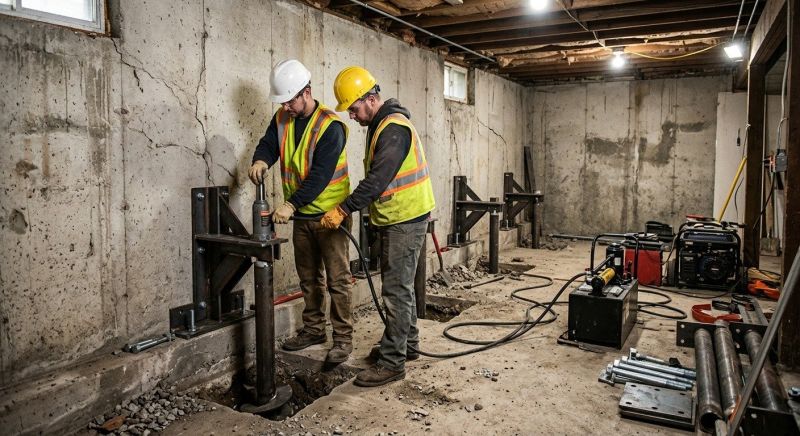 Basement Underpinning in Hampstead, NC