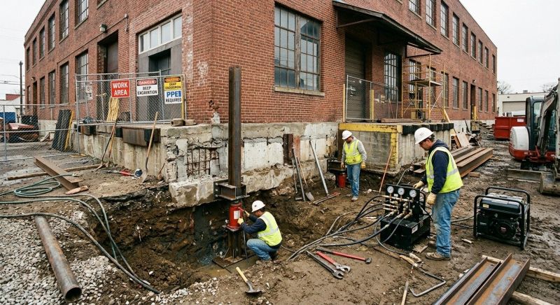 Commercial Foundation Repair in Hampstead, NC