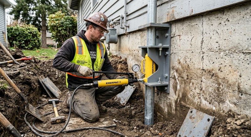 Concrete Foundation Leveling in New Hanover County, NC