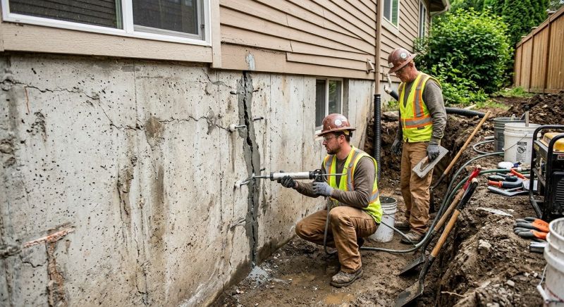 Cracked Foundation Repair in Rocky Point, NC
