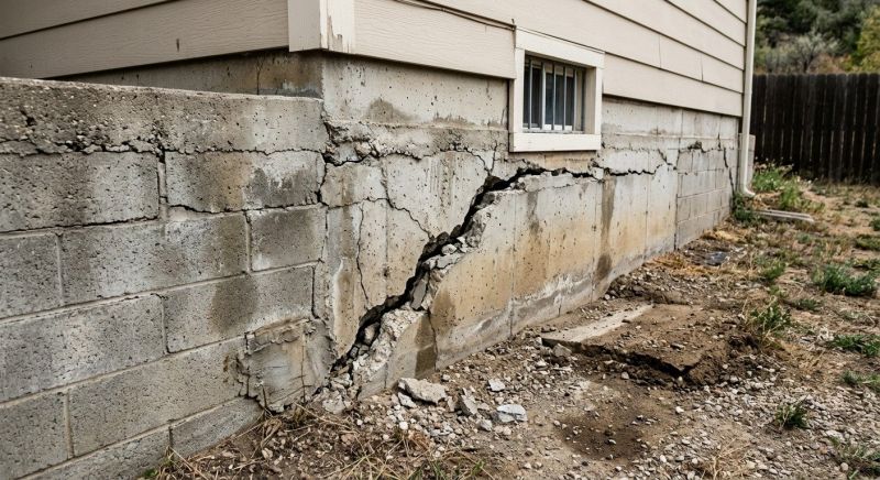 Cracked Foundation Repair in Sneads Ferry, NC
