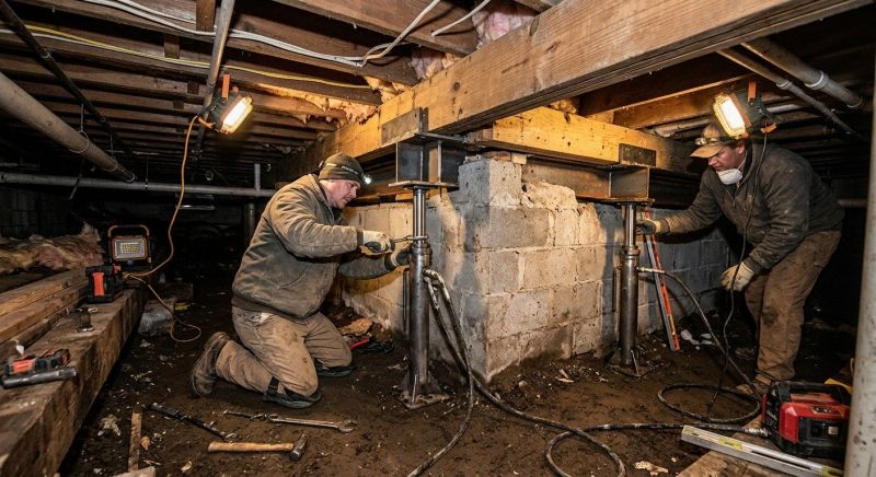 Crawlspace Foundation Repair in Wrightsville Beach, NC
