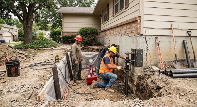 Deep Foundation Repair in Hampstead, NC