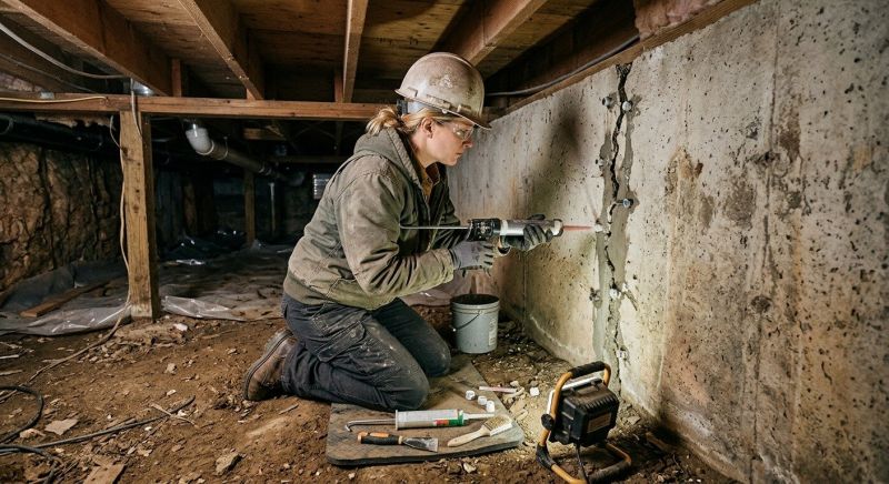 Deep Foundation Repair in Hampstead, NC