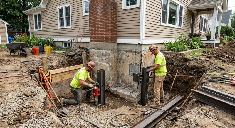 Exterior Foundation Repair in Hampstead, NC