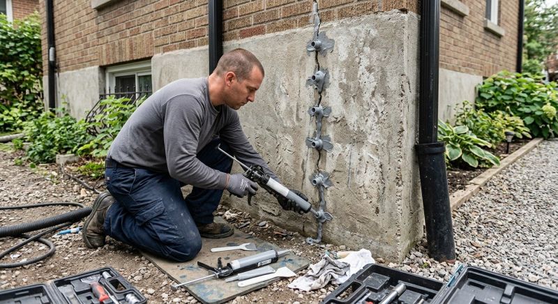 Foundation Crack Repair in Hampstead, NC