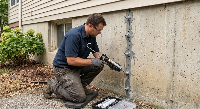 Foundation Crack Sealing in Hampstead, NC