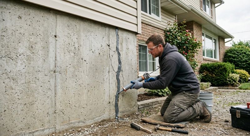 Foundation Crack Sealing in Hampstead, NC