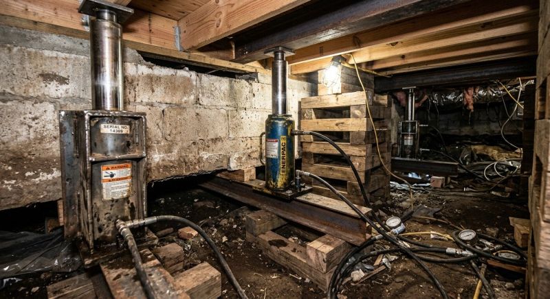 Foundation Jacking in Holly Ridge, NC