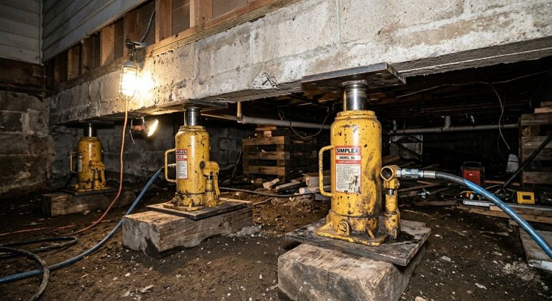 Foundation Jacking in Hampstead, NC