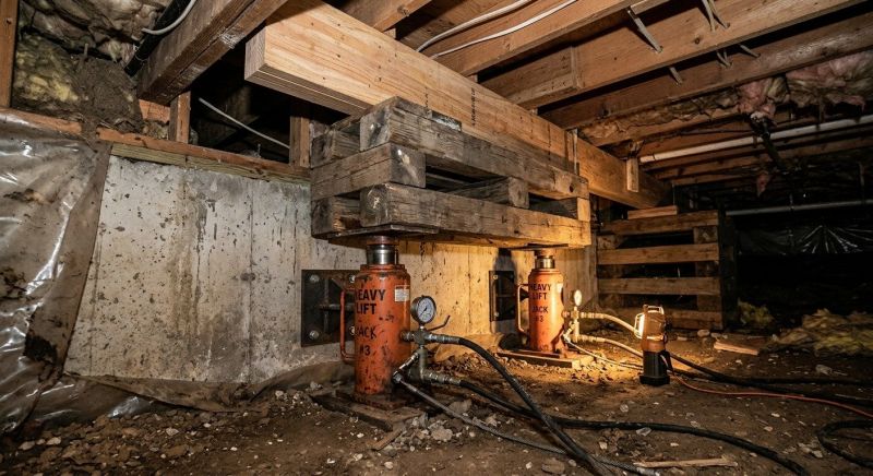 Foundation Jacking in Rocky Point, NC