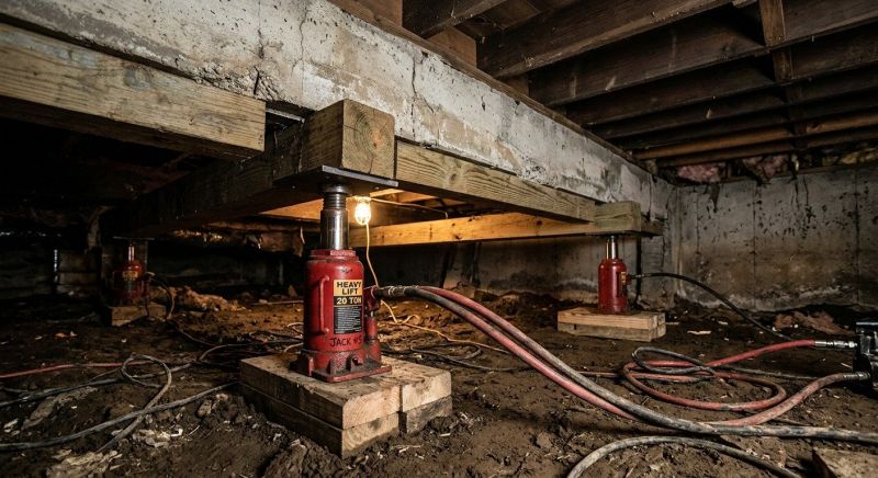 Foundation Jacking in Sneads Ferry, NC