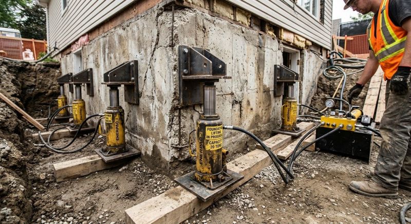 Foundation Jacking in Wrightsville Beach, NC