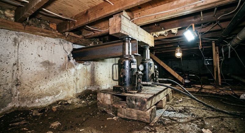 Foundation Jacking in Wrightsville Beach, NC
