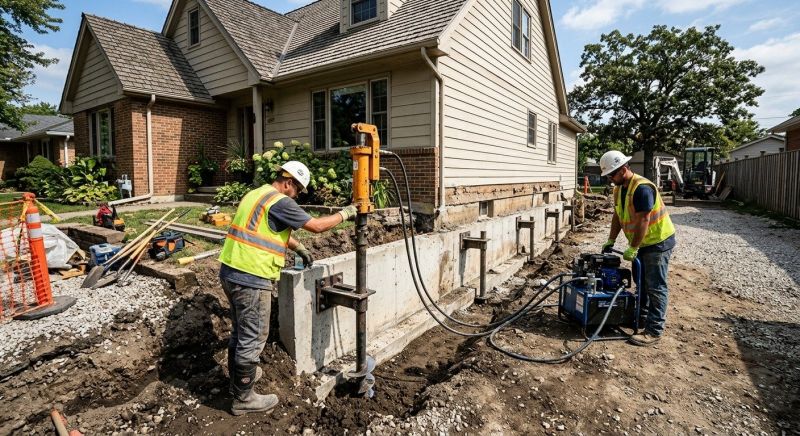 Foundation Stabilizing in Hampstead, NC