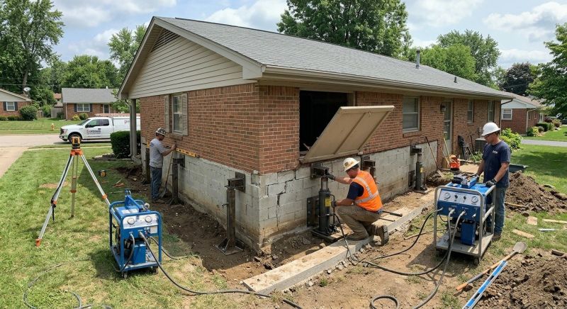 Home Foundation Leveling in New Hanover County, NC