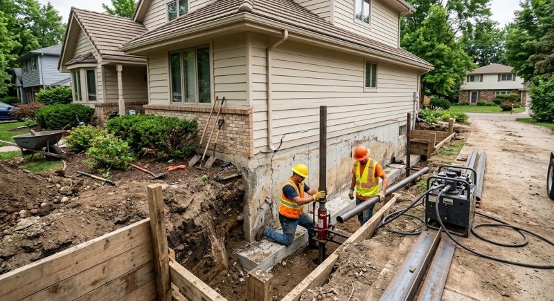 Home Foundation Repair in Holly Ridge, NC