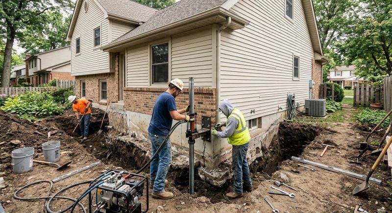 House Foundation Repair in Holly Ridge, NC