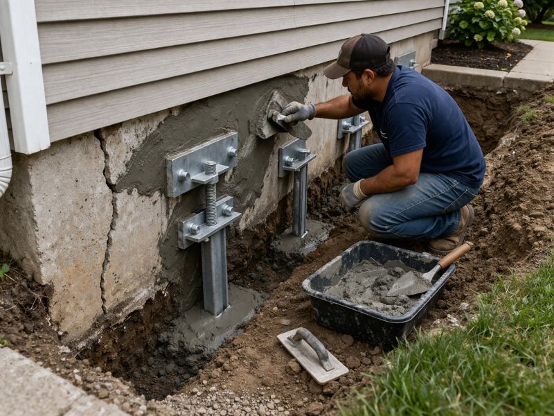 House Foundation Repair in New Hanover County, NC