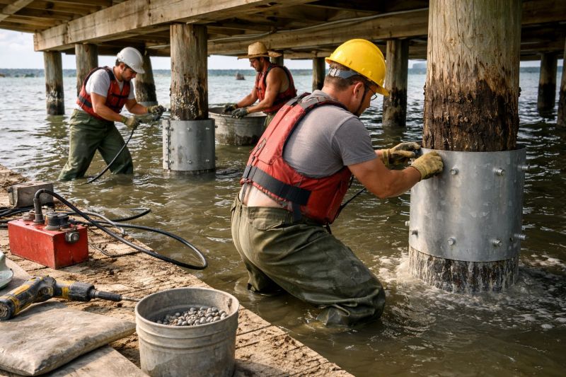 Piling Repair in Hampstead, NC