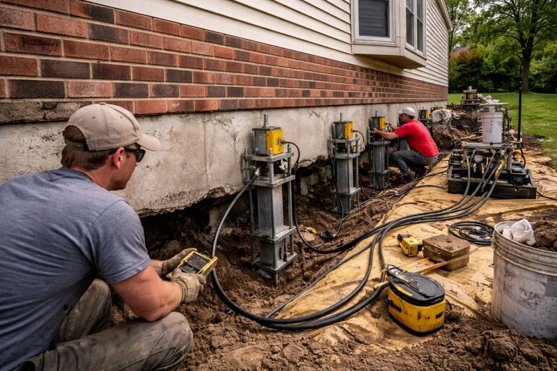 Settling Foundation Service in Holly Ridge, NC