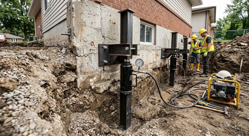 Sinking Foundation Lifting in Hampstead, NC