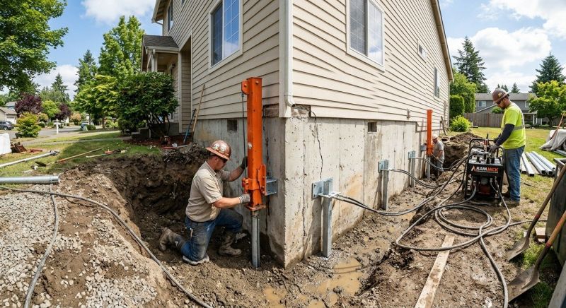Sinking Foundation Repair in Burgaw, NC