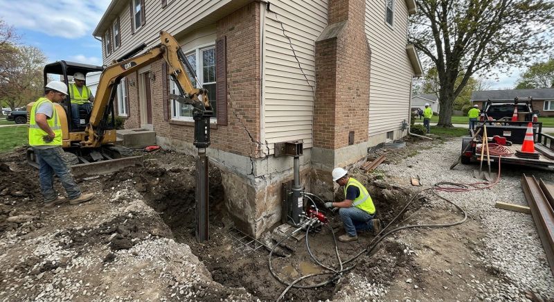 Sinking Foundation Repair in New Hanover County, NC