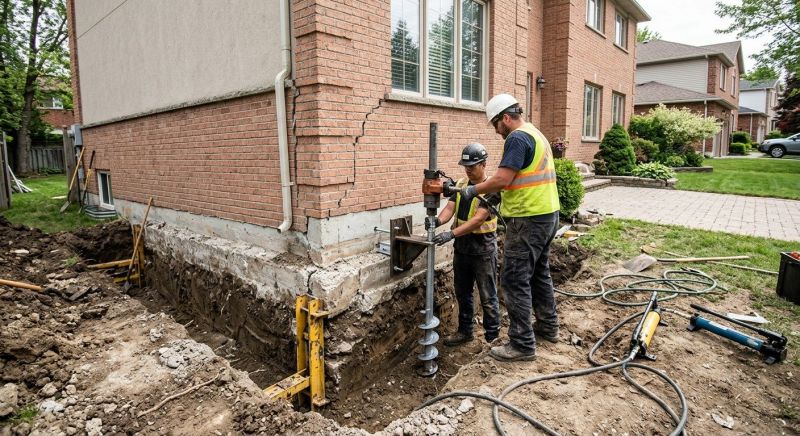 Sinking Foundation Repair in Rocky Point, NC