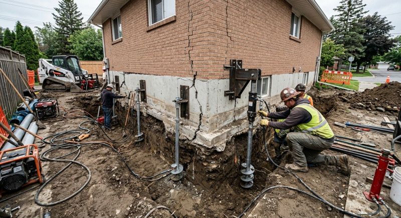 Sinking Foundation Repair in Rocky Point, NC