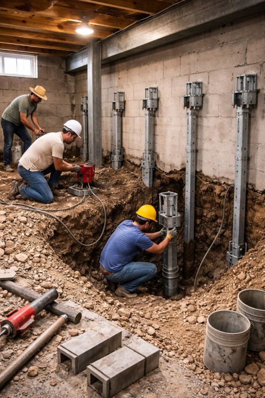 Structural Underpinning in Hampstead, NC
