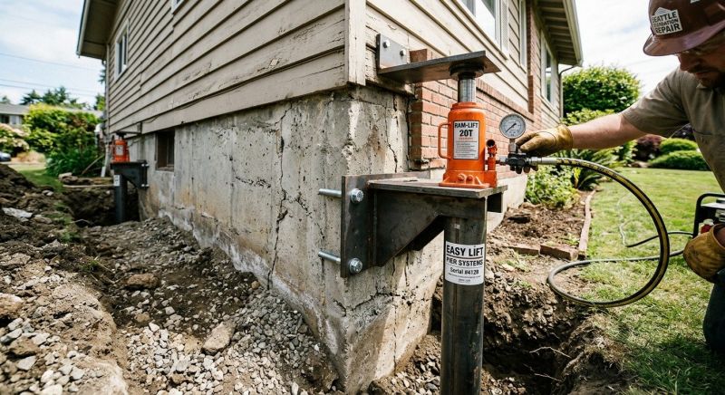 Foundation Lifting in Burgaw, NC